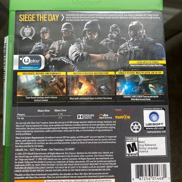 TOM CLANCY'S RAINBOW SIX SIEGE - XBOX ONE - Picture 2 of 4